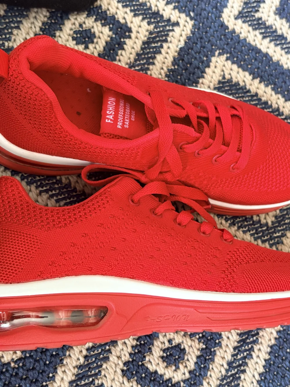 Mens Red Sneaker